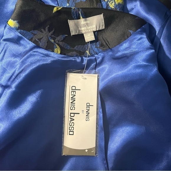 Dennis Basso Women's Floral Jacquard Cropped Jacket - Picture 11 of 11